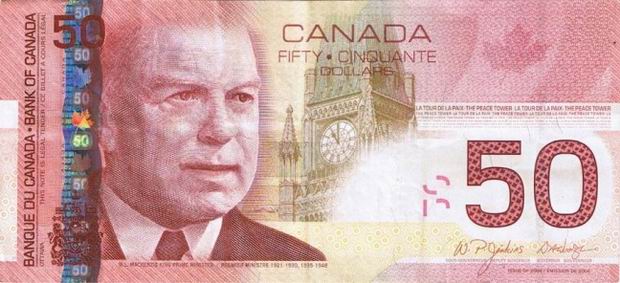 50 Kanada Doları